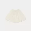 Newborn & Baby Bonpoint Tops | Griotte Smocked Blouse Printed Gold