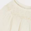 Newborn & Baby Bonpoint Tops | Griotte Smocked Blouse Printed Gold