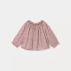 Newborn & Baby Bonpoint Tops | Griotte Smocked Blouse Ruby