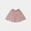 Newborn & Baby Bonpoint Tops | Griotte Smocked Blouse Ruby