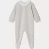 Newborn & Baby Bonpoint Onesies And Pajamas | Heritier Pajamas Gray Blue