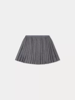 Child Bonpoint Skirts | Jais Skirt Dark Heathered Gray