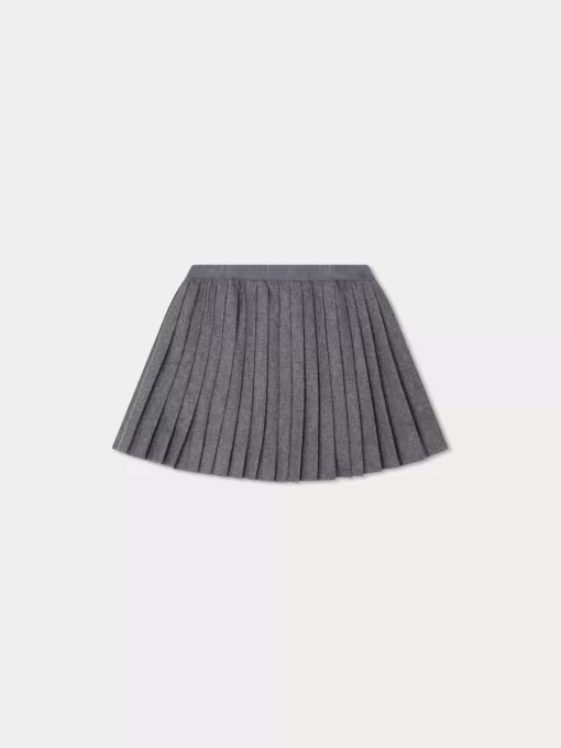 Child Bonpoint Skirts | Jais Skirt Dark Heathered Gray