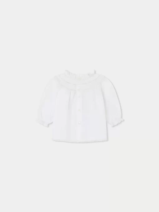 Newborn & Baby Bonpoint Tops | Jelexi Blouse Milk White