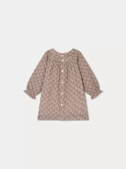 Newborn & Baby Bonpoint Dresses | Jeni Dress Taupe Flowers