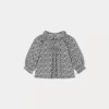Newborn & Baby Bonpoint Tops | Julietti Smocked Blouse Navy