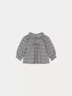 Newborn & Baby Bonpoint Tops | Julietti Smocked Blouse Navy