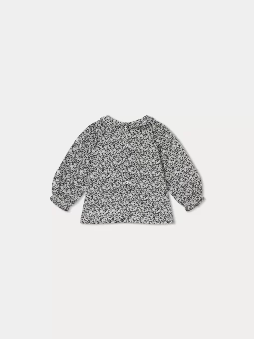 Newborn & Baby Bonpoint Tops | Julietti Smocked Blouse Navy