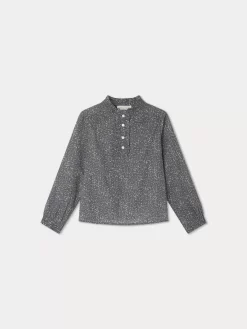 Child Bonpoint Tops | Juna Blouse Slate Grey