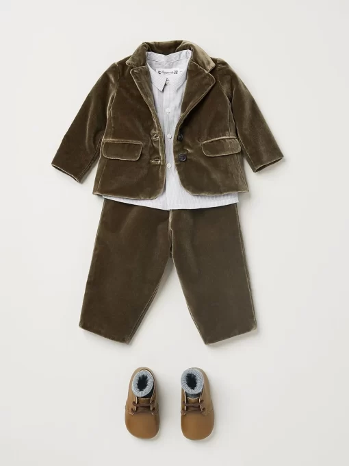 Newborn & Baby Bonpoint Outerwear | Leopold Jacket Taupe