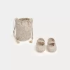 Newborn & Baby Bonpoint Socks And Accessories | Lilibee Slippers Pink Flowers