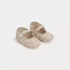 Newborn & Baby Bonpoint Socks And Accessories | Lilibee Slippers Pink Flowers