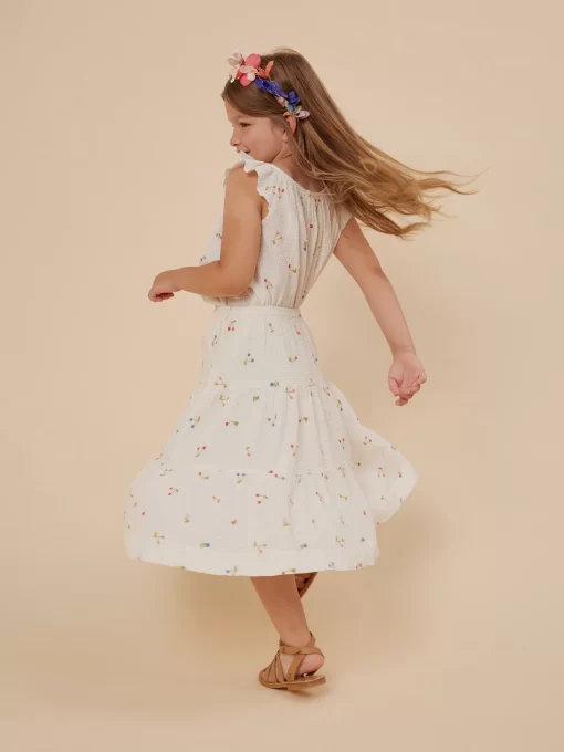 Child Bonpoint Skirts | Lise Skirt Milk White