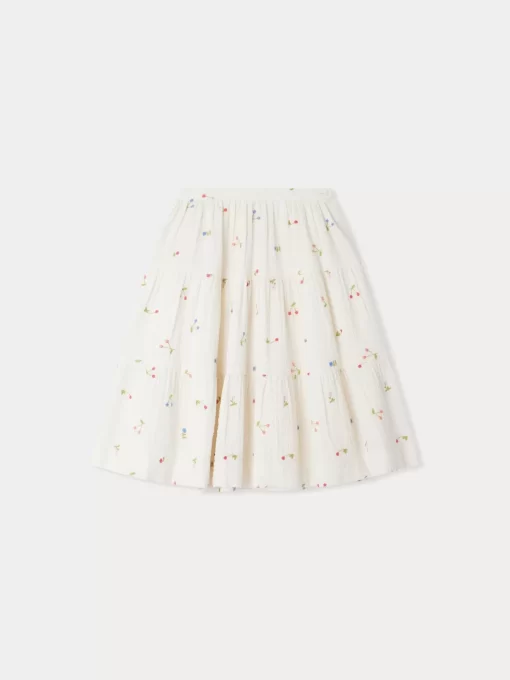 Child Bonpoint Skirts | Lise Skirt Milk White