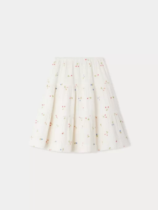 Child Bonpoint Skirts | Lise Skirt Milk White