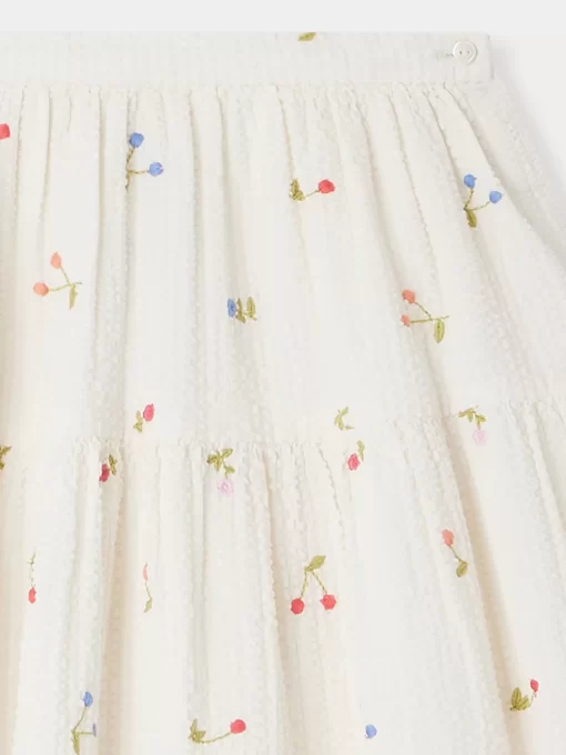 Child Bonpoint Skirts | Lise Skirt Milk White