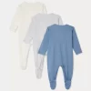 Newborn & Baby Bonpoint Onesies And Pajamas | Lot De Pyjamas Cosima Bleu Du Nord