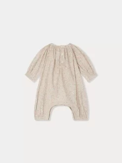 Newborn & Baby Bonpoint Pants, Bloomers, And Rompers | Luce Romper Pink Flowers