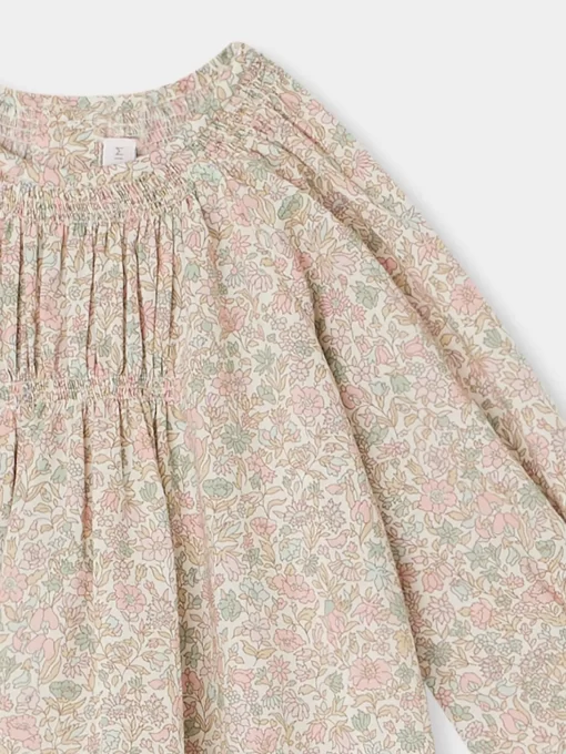 Newborn & Baby Bonpoint Pants, Bloomers, And Rompers | Luce Romper Pink Flowers