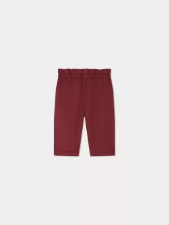 Newborn & Baby Bonpoint Bloomers, Shorts, And Pants | Luciole Pants Burgundy
