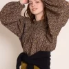 Women Bonpoint | Madison Shirt Petrole Flowers