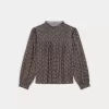 Women Bonpoint | Madison Shirt Petrole Flowers