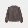 Women Bonpoint | Madison Shirt Petrole Flowers