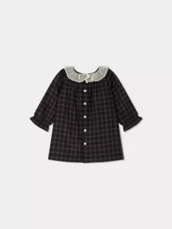 Newborn & Baby Bonpoint Dresses | Magnolia Dress Slate Grey