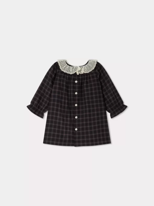 Newborn & Baby Bonpoint Dresses | Magnolia Dress Slate Grey