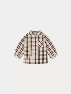 Newborn & Baby Bonpoint Tops | Malo Shirt Burgundy