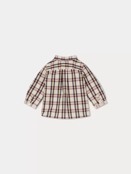 Newborn & Baby Bonpoint Tops | Malo Shirt Burgundy
