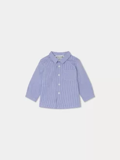 Newborn & Baby Bonpoint Tops | Malo Shirt Indigo