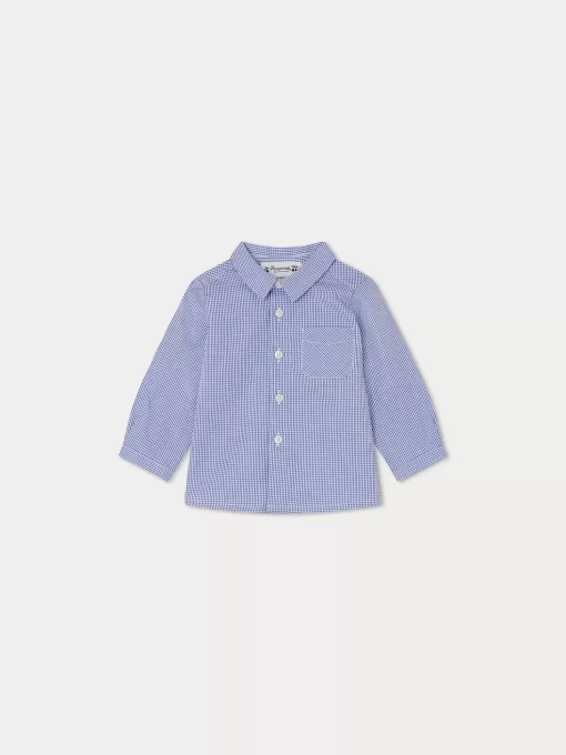 Newborn & Baby Bonpoint Tops | Malo Shirt Indigo