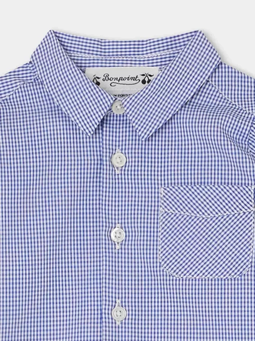 Newborn & Baby Bonpoint Tops | Malo Shirt Indigo