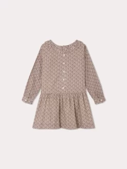 Child Bonpoint Dresses | Mariela Dress Taupe Flowers