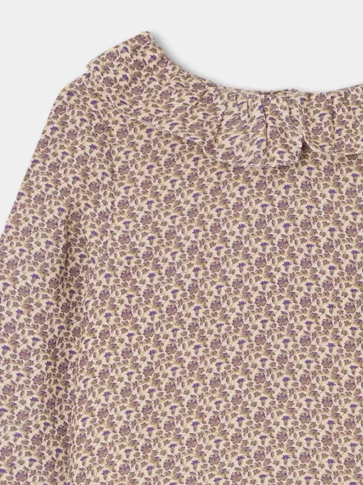 Child Bonpoint Dresses | Mariela Dress Taupe Flowers