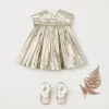 Newborn & Baby Bonpoint Dresses | Maruska Smocked Dress Gold