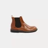 Child Bonpoint Shoes | Mathis Boots With Elastic Bands Caramel