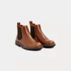 Child Bonpoint Shoes | Mathis Boots With Elastic Bands Caramel