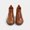 Child Bonpoint Shoes | Mathis Boots With Elastic Bands Caramel