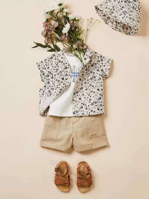 Newborn & Baby Bonpoint Bloomers, Shorts, And Pants | Nateo Shorts Light Khaki