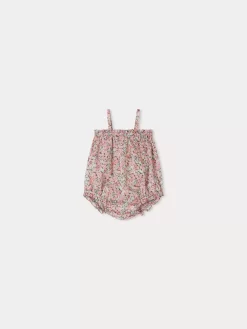 Newborn & Baby Bonpoint Pants, Bloomers, And Rompers | Nefle Romper Coral