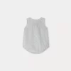 Newborn & Baby Bonpoint Pants, Bloomers, And Rompers | Nico Romper Sky Blue