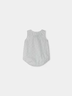 Newborn & Baby Bonpoint Pants, Bloomers, And Rompers | Nico Romper Sky Blue