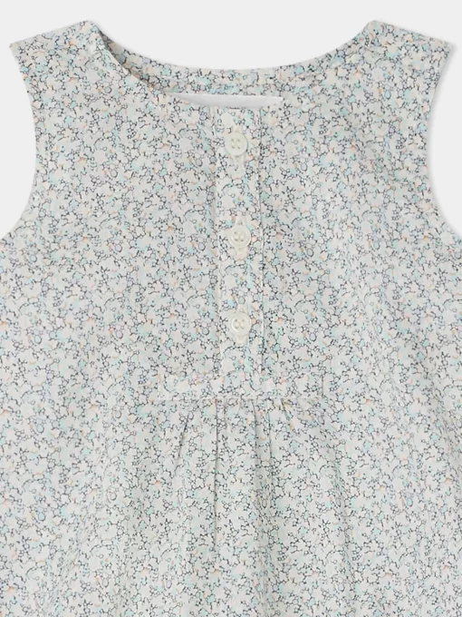 Newborn & Baby Bonpoint Pants, Bloomers, And Rompers | Nico Romper Sky Blue