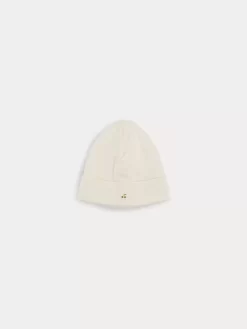 Newborn & Baby Bonpoint Socks And Accessories | Organic Cotton Baby Hat Milk White