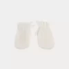 Newborn & Baby Bonpoint Socks And Accessories | Organic Cotton Mittens Milk White