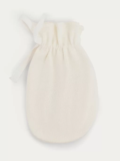 Newborn & Baby Bonpoint Socks And Accessories | Organic Cotton Mittens Milk White