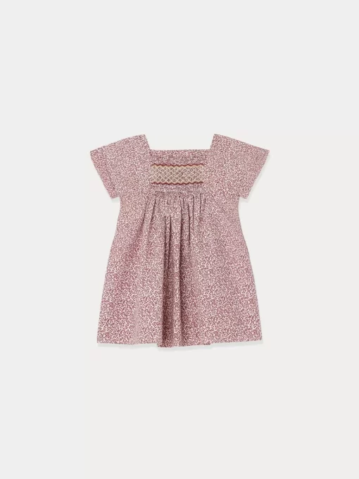 Newborn & Baby Bonpoint Dresses | Pais Smocked Dress Ruby