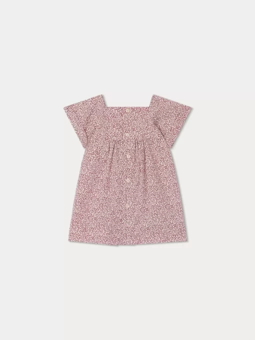 Newborn & Baby Bonpoint Dresses | Pais Smocked Dress Ruby